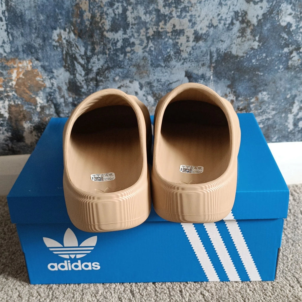adidas adiFOM Superstar Mules Unisex Beige Slide Slipper - UK 7
