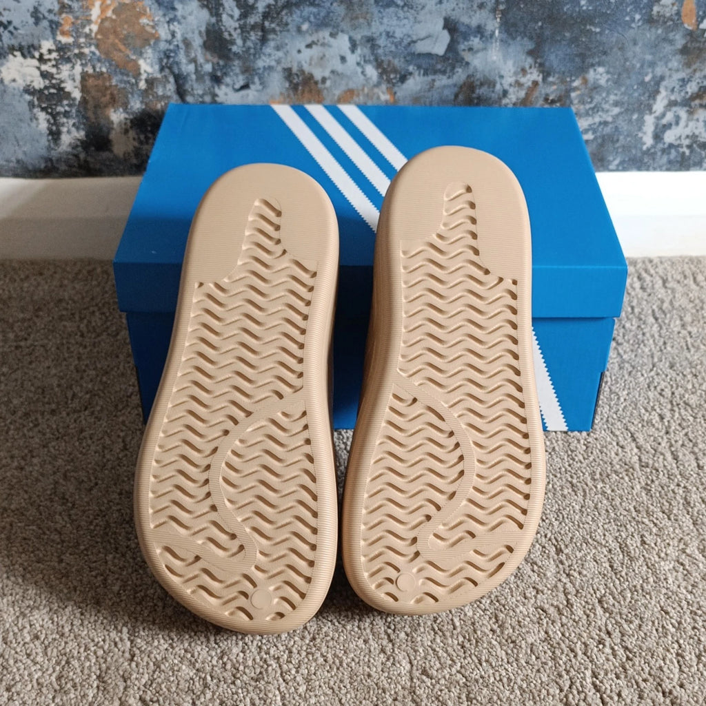 adidas adiFOM Superstar Mules Unisex Beige Slide Slipper - UK 7